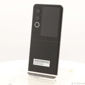(中古)ZTE nubia Flip 2 128GB ブラック A404ZT Y!mobile SIMフリー(368-ud)