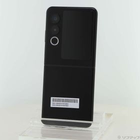 (中古)ワイモバイル nubia Flip 2 128GB ブラック A404ZT Y!mobile SIMフリー(377-ud)