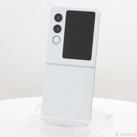 (中古)ZTE nubia Flip 2 128GB ホワイト A404ZT Y!mobile(377-ud)