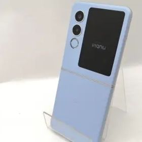 【中古】ZTE ymobile 【SIMフリー】 nubia Flip 2 6GB 128GB ブルー A404ZT【神保町】保証期間１ヶ月【ランクA】