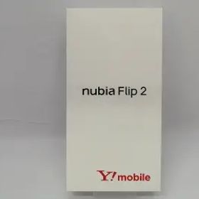 【未使用】ZTE ymobile 【SIMフリー】 nubia Flip 2 6GB 128GB ブルー A404ZT【川越クレアモール】保証期間３ヶ月