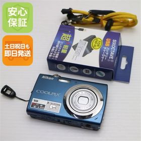 超美品 COOLPIX S230 ダークブルー 中古本体 安心保証 即日発送 Nikon デジカメ デジタルカメラ 本体