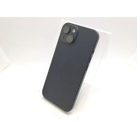 【中古】Apple docomo 【SIMフリー】 iPhone 15 128GB ブラック MTMH3J/A【高崎モントレー】保証期間1ヶ月【ランクC】