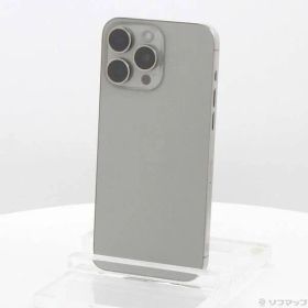 ソフマップ 〔中古品〕 iPhone15 Pro Max 256GB ナチュラルチタニウム MU6R3J／A SIMフリー【258】