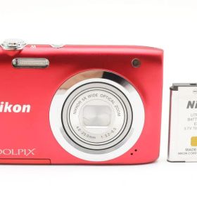 超極上★ニコン Nikon COOLPIX A100 レッド #1254