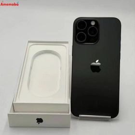 【中古】iPhone16 Pro Max 1TB ブラックチタニウム MYWQ3J/A AU版SIMフリー
