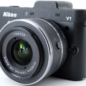 ニコン ミラーレス Nikon 1 V1 ブラック レンズキット 中古 新品SDカード付き 届いてすぐに使える