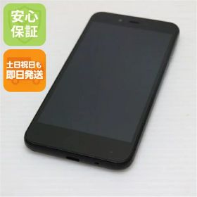 【中古】 良品中古 702SH AQUOS sense basic ブラック スマホ 本体 白ロム 中古 土日祝発送OK