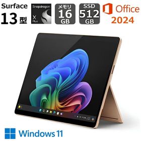 【新品】 Microsoft マイクロソフト Surface Pro 第11世代 13.0インチ / Snapdragon X Plus/ メモリ 16GB / SSD 512GB / 顔認証/ タッチパネル/ NPU搭載/ Office付き/ デューン
