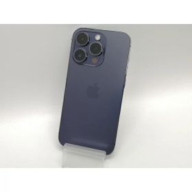 【中古】【赤ロム保証あり】Apple docomo 【SIMフリー】 iPhone 14 Pro 128GB ディープパープル MQ0F3J/A【府中ル・シーニュ】保証期間1ヶ月【ランクC】