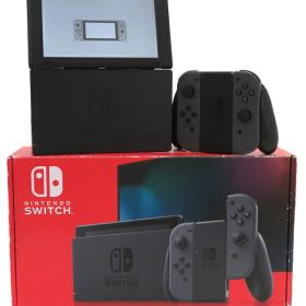 【Nintendo】任天堂『Nintendo Switch / グレー』HAD-S-KAAAA 2019年8月発売 ゲーム機本体 1週間保証【中古】