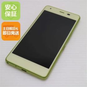 超美品 KYV44 Qua phone QZ シトラスレモン スマホ 即日発送 スマホ 白ロム au KYOCERA 土日祝発送OK
