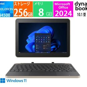 新品 dynabook K2 P1K2YPTB [ブラック&ベージュ] / CPU:Celeron N4500 / ストレージ容量:256GB / メモリ容量:8GB / Office 2024
