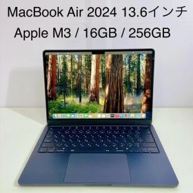 【美品】MacBook Air 2024 13.6㌅ M3 16GB 256GB