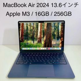 【美品】MacBook Air 13.6-inch 2024 / Apple M3 16GB 256GB