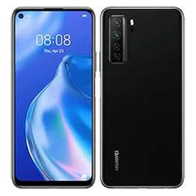 【中古】【安心保証】 HUAWEI P40 lite 5G CDY-NX9A[128GB] SIMフリー ミッドナイトブラック