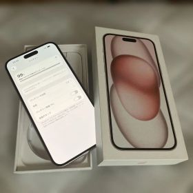 未使用級 Apple iPhone15 PLUS 128GB ピンク