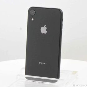 【中古】Apple(アップル) iPhoneXR 64GB ブラック MT002J／A SIMフリー 【262-ud】