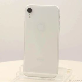 【中古】Apple(アップル) iPhoneXR 64GB ホワイト MT032J／A SoftBank 【269-ud】
