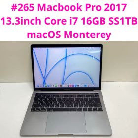 Macbook Pro 2017 13.3inch i7 16GB SS1TB