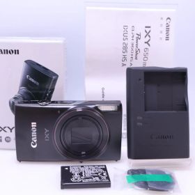 【極美品】Canon IXY650m ブラック 光学12倍ズーム/Wi-Fi対応 IXY650mBK コンパクトデジタルカメラ