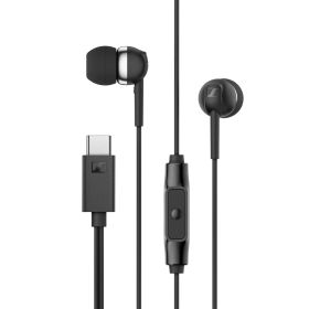 ゼンハイザー(Sennheiser) 有線イヤホン CX 80U ダイナミック カナル型 インラインリモート＆マイク搭載 USB-C 軽量設計【国内正規品】