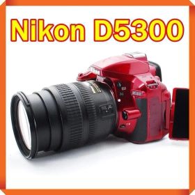 ✨ Nikon D5300 赤 一眼レフ スマホ転送 シングルレンズ レッド
