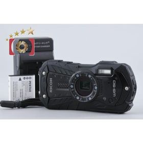 【中古】RICOH リコー PENTAX ペンタックス WG-50 ブラック 防水デジタルカメラ シャッター回数僅少