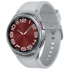 【同梱不可】 Samsung サムスン Galaxy Watch6 Classic 43mm SM-R950NZSAXJP [シルバー] 【日時指定不可】 【銀振・代引不可】