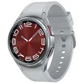 【同梱不可】 Samsung サムスン Galaxy Watch6 Classic 43mm SM-R950NZSAXJP [シルバー] 【日時指定不可】 【銀振・代引不可】