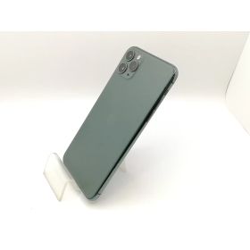 【中古】Apple au 【SIMロック解除済み】 iPhone 11 Pro Max 256GB ミッドナイトグリーン MWHM2J/A【戸塚】保証期間1週間【ランクC】