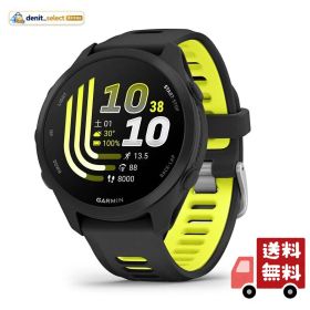 GARMIN(ガーミン)スマートウォッチ Forerunner 170 Black/Amp Yellow スマートウォッチモード 約 10 日間 高精度GPS ランニングウォッチ iOS/Android AMOLEDディスプレイ1.2インチ マラソン 軽