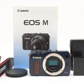 良品★キヤノン Canon EOS M ボディ ブルー #1252
