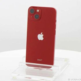 【中古】Apple(アップル) iPhone13 128GB プロダクトレッド MLNF3J／A SIMフリー 【371-ud】