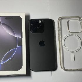 iPhone 16 Pro 256GB ブラックチタニウム SIMフリ