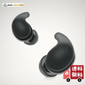 ソニー(SONY) ワイヤレス ノイズキャンセリング イヤホン LinkBuds Fit/WF-LS910N 自然なフィット感 軽量 小型 ノイキャン 外音取込み アクセサリでカスタマイズ可能 WF-LS910N BZ ブラック