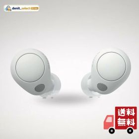 ソニー(SONY) 完全ワイヤレスイヤホン WF-C700N :高性能ノイズキャンセリング搭載/軽量・小型設計/音質アップスケール機能搭載/連続音楽再生時間最長 7.5時間/IPX4防滴性能/急速充電対応/クリアな通話性能/マルチポイント対応 ホワイト
