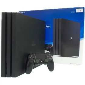 【SIE】ソニー『PlayStation4(プレイステーション4) Pro 1TB ジェットブラック』CUH-7000BB01 ゲーム機本体 1週間保証【中古】