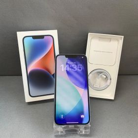 美品 Appleストア版 SIMフリー iPhone14 128GB ブルー色