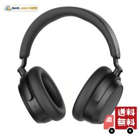 ゼンハイザー(Sennheiser) ワイヤレスヘッドホン ACCENTUM Plus Wireless ブラック 高性能ドライバー 50時間再生 ハイブリッドアダプティブ ノイズキャンセリング 外音取り込み マルチポイント対応 タッチコントロール クリ