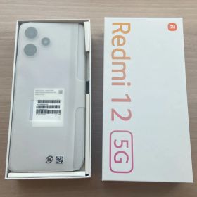 未使用 Xiaomi シャオミ Redmi 12 5G対応 ポーラーシルバー 128GB XIG03 XIG03SSA スマホ