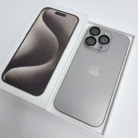 【美品】iPhone 15 Pro ナチュラルチタニウム 128GB 箱
