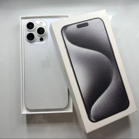【美品】お値下げ中 iPhone15ProMax ホワイトチタニウム256GB