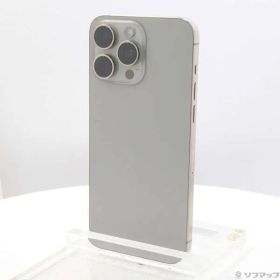 ソフマップ 〔中古品〕 iPhone15 Pro Max 256GB ナチュラルチタニウム MU6R3J／A SIMフリー【377】