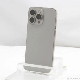 ソフマップ 〔中古品〕 iPhone15 Pro Max 512GB ナチュラルチタニウム MU6W3J／A SIMフリー【377】