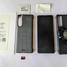 Xperia5IV A204SO,SIMフリー,SDカード1TB(液晶不良緑線）