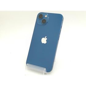 【中古】Apple docomo 【SIMフリー】 iPhone 13 128GB ブルー MLNG3J/A【静岡】保証期間１ヶ月【ランクC】
