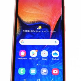 SAMSUNG Galaxy A20 SCV46 JCOM版 SIMフリー 難有