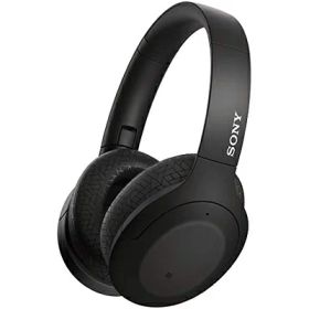 【中古】 ソニー ワイヤレスノイズキャンセリングヘッドホン WH-H910N : ハイレゾ対応 / Alexa搭載 / bluetooth / 最大35時間連続再生 / ハイレゾ相当アップスケーリング対応 小型・軽量 タッチセンサー搭載 キャリングポーチ付属 2019年モデル / マイク付き/ 360