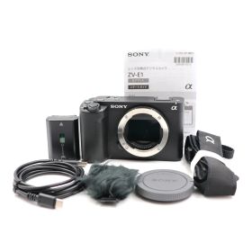 ■新品同様■ SONY VLOGCAM ZV-E1 ボディ ブラック ミラーレス一眼カメラ ソニー